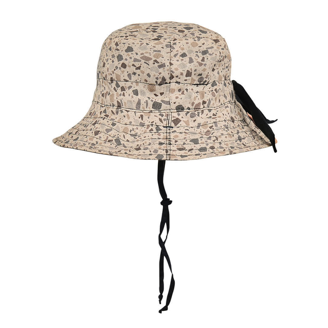 Kids Reversible Sun Hat - Terrazzo / Ebony
