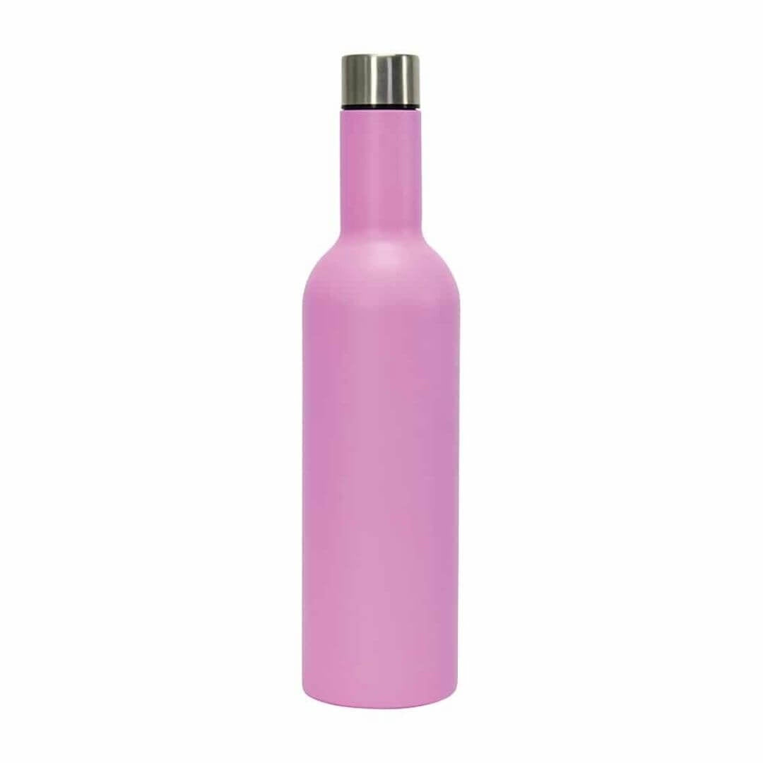 Stainless Steel Wine Bottle - Gelato Pink