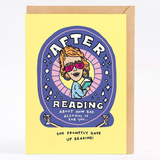 After Reading - Greeting Card