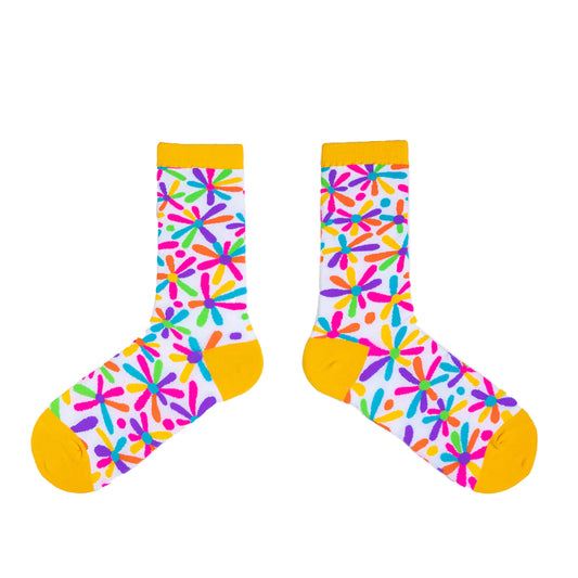 Happy Daisies Socks - Womens