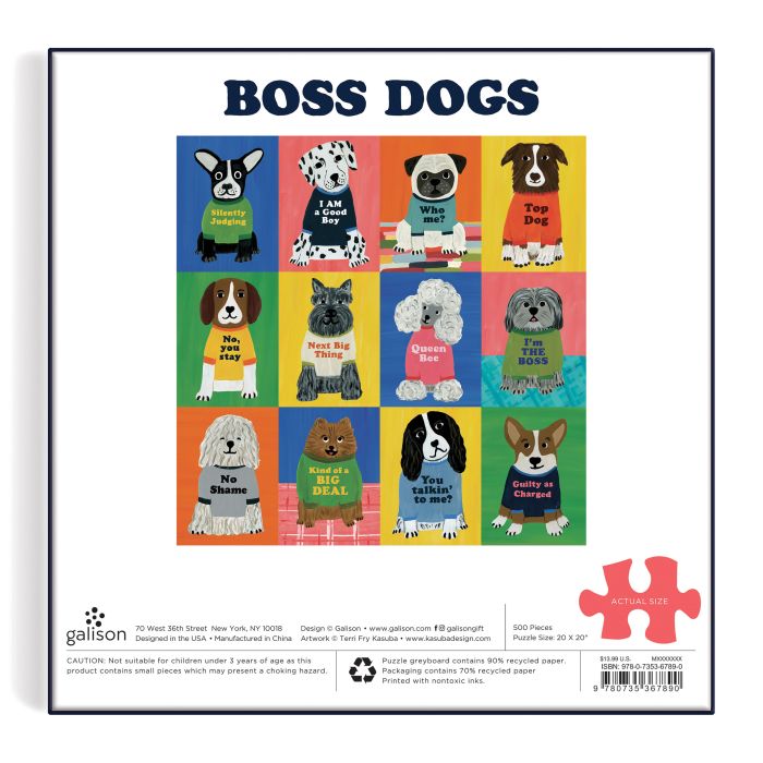 Boss Dogs Jigsaw Puzzle ­- 500 pc