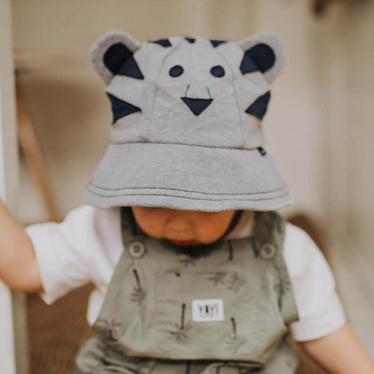 Toddler Bucket Hat - Tiger Grey Marle