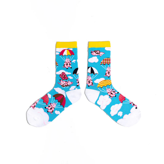 When Pigs Fly Socks - Womens