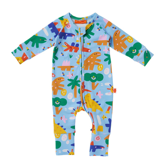 Dino Days Long Sleeve Romper