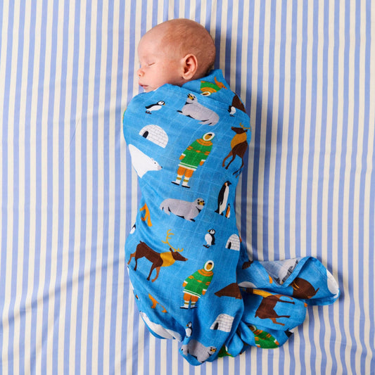 Arctic Circle Bamboo Swaddle