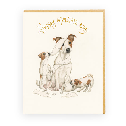 Mum on a Roll Greeting Card