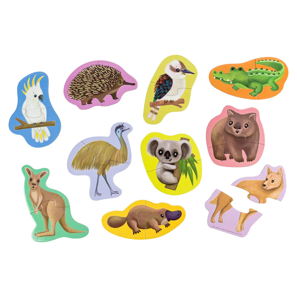Let’s Begin Puzzle 2pc - Aussie Animals