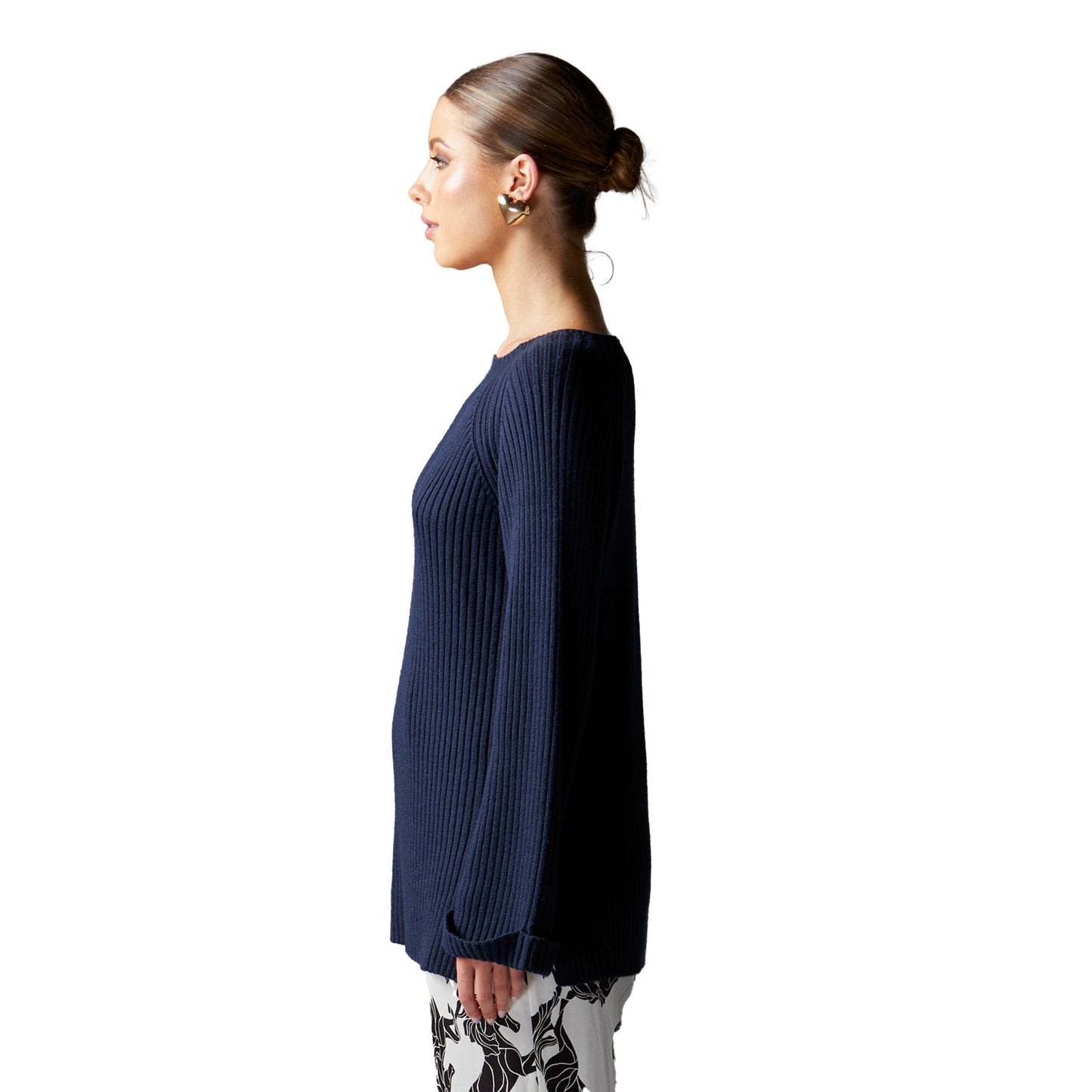 Bluebell Rib Tunic - Navy