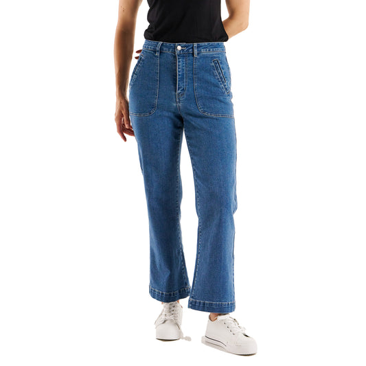 Bryce Bootleg Jean - Vintage Blue