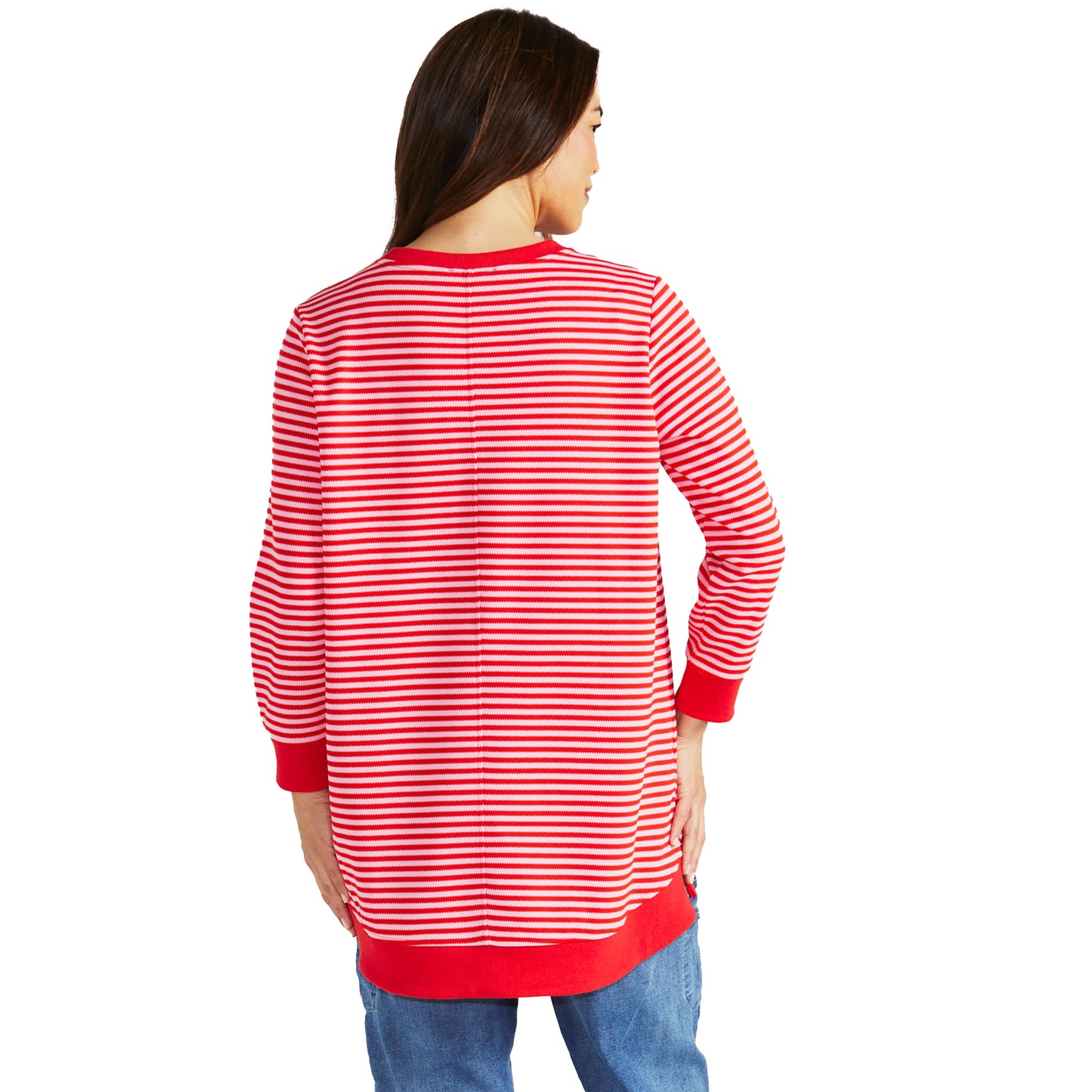 Courtney Cherry Stripe Jumper