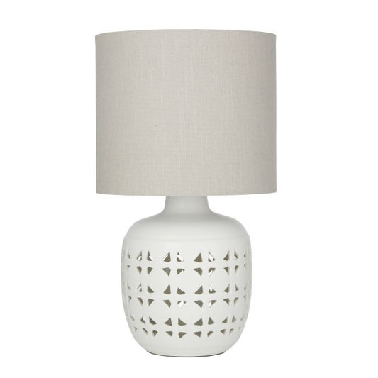 Cassar Table Lamp - White