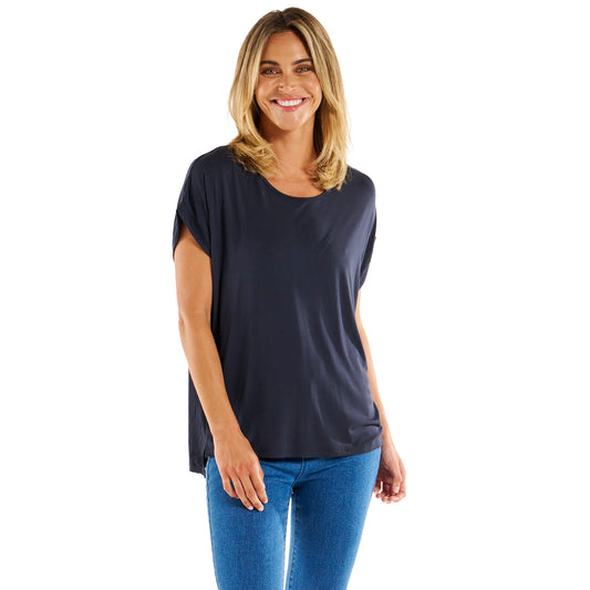 Fallon Bamboo Top - Petrol