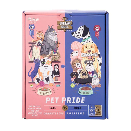 Pet Pride Jigsaw Puzzle Game - Cats vs Dogs
