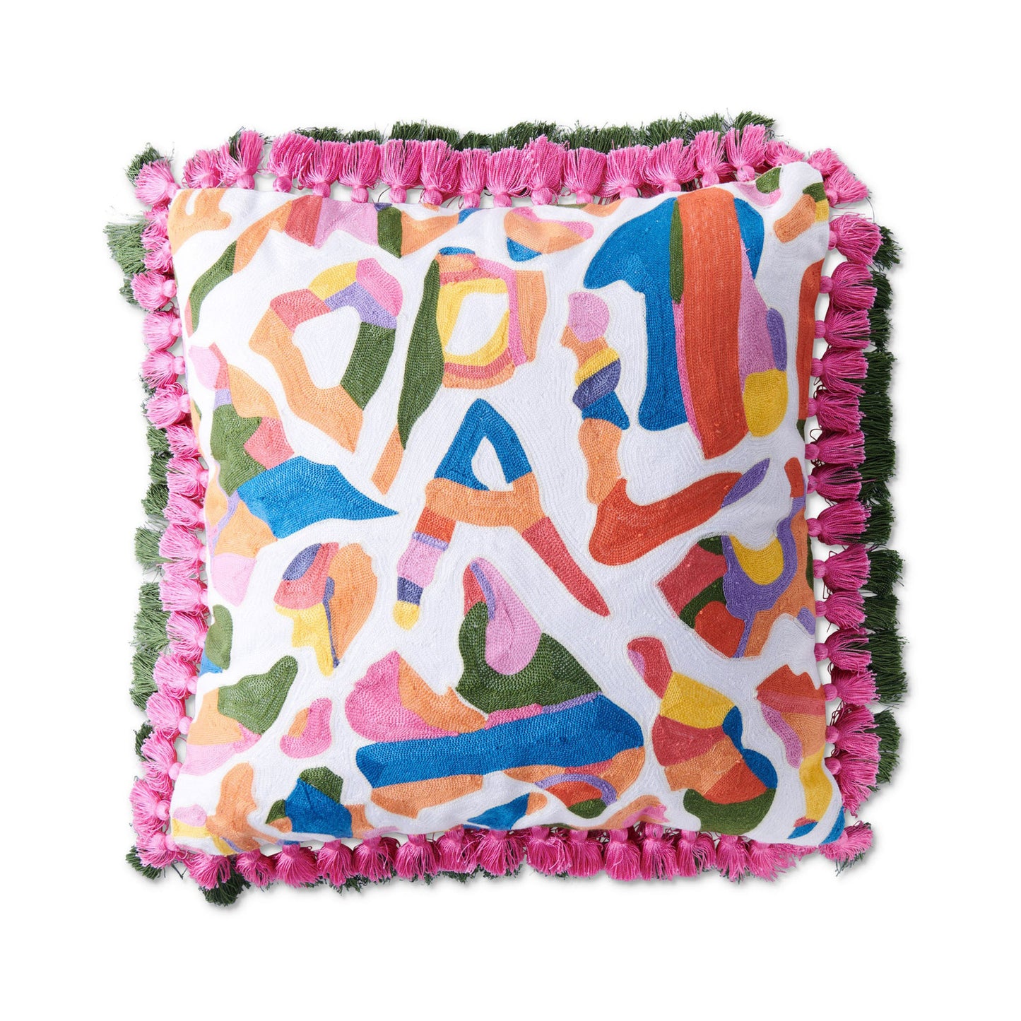 Kip&Co x Jenny Kee Opal Oz Pax Embroidered Cushion