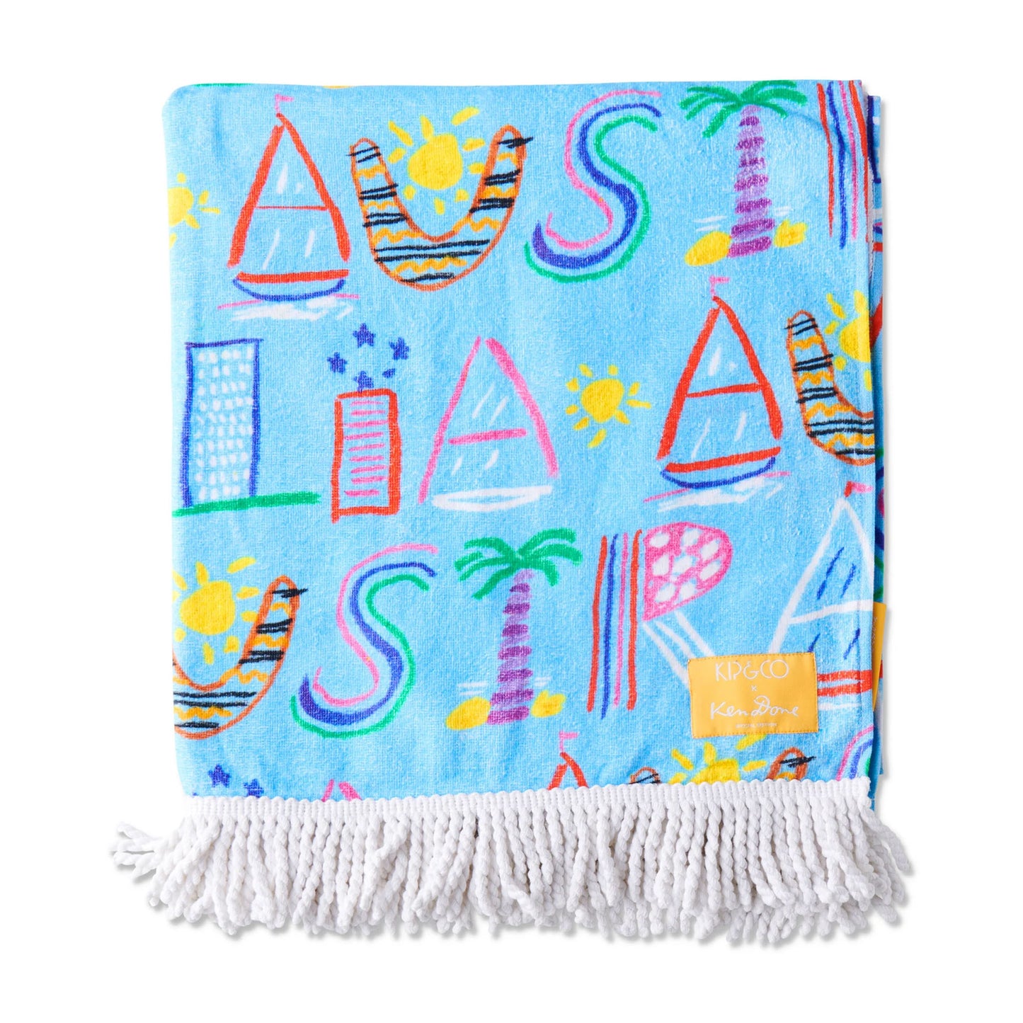 Kip&Co x Ken Done Australia Mate Terry Beach Towel