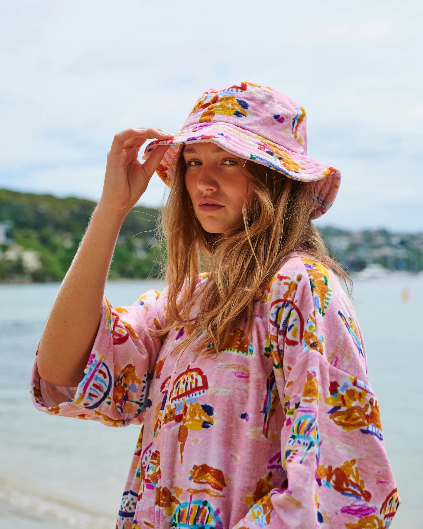 Kip&Co x Ken Done Beach Days Terry Beach Hat