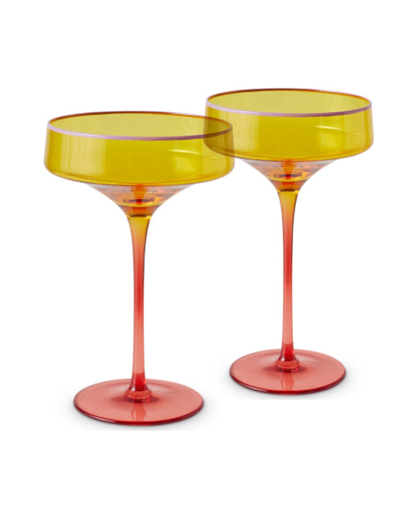 Tropical Punch Margarita Glass - 2P Set