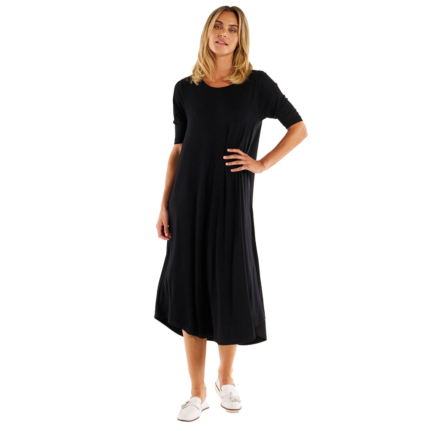 Marlene Bamboo Dress - Black