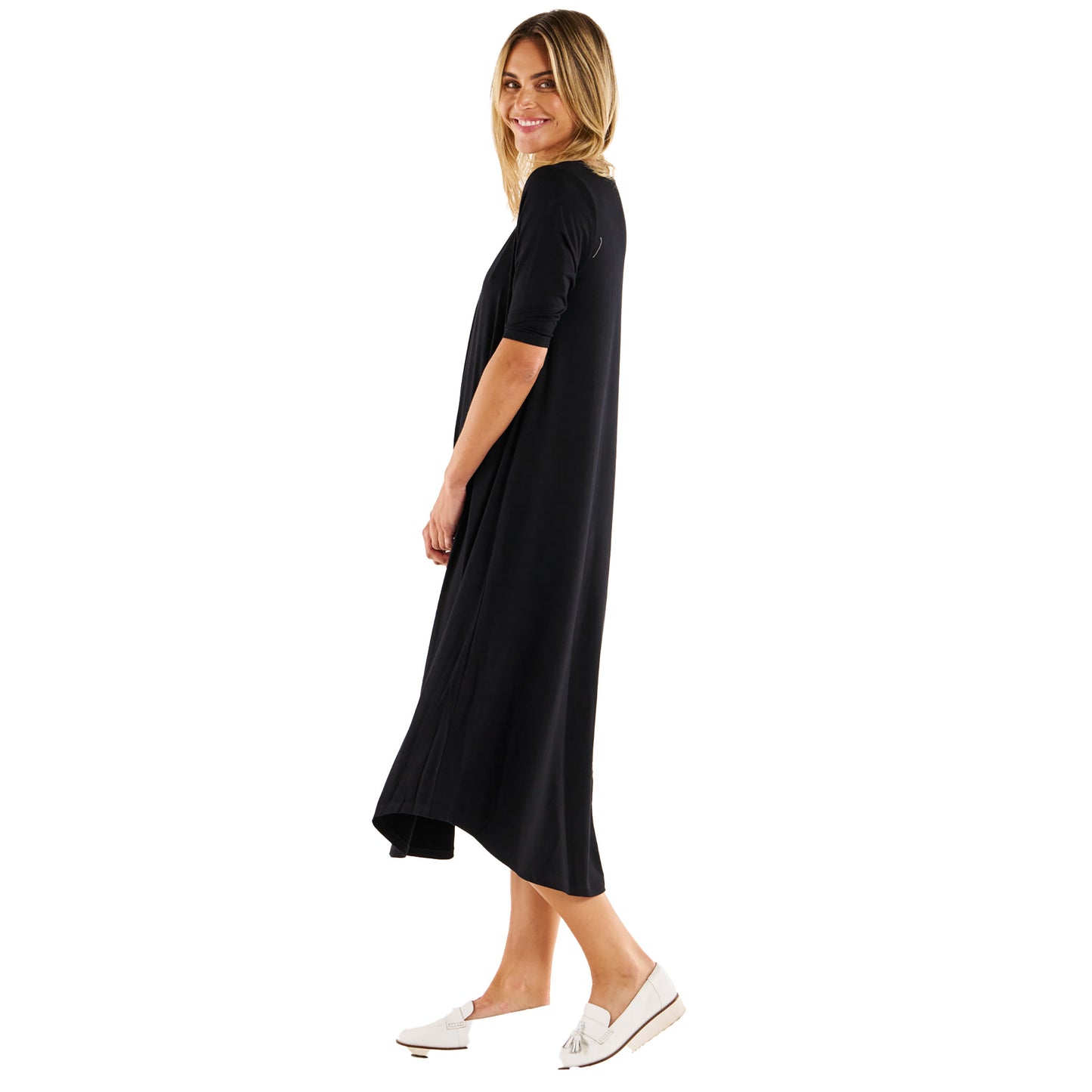 Marlene Bamboo Dress - Black