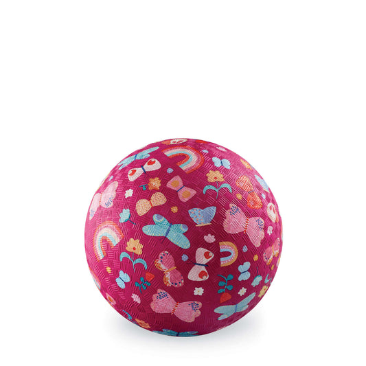 5 Inch Playground Ball - Butterfly Fields (Pink)