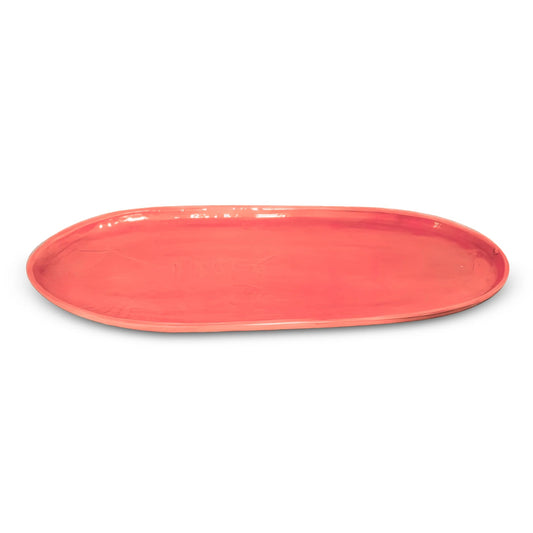 Large Oval Platter - Flamingo