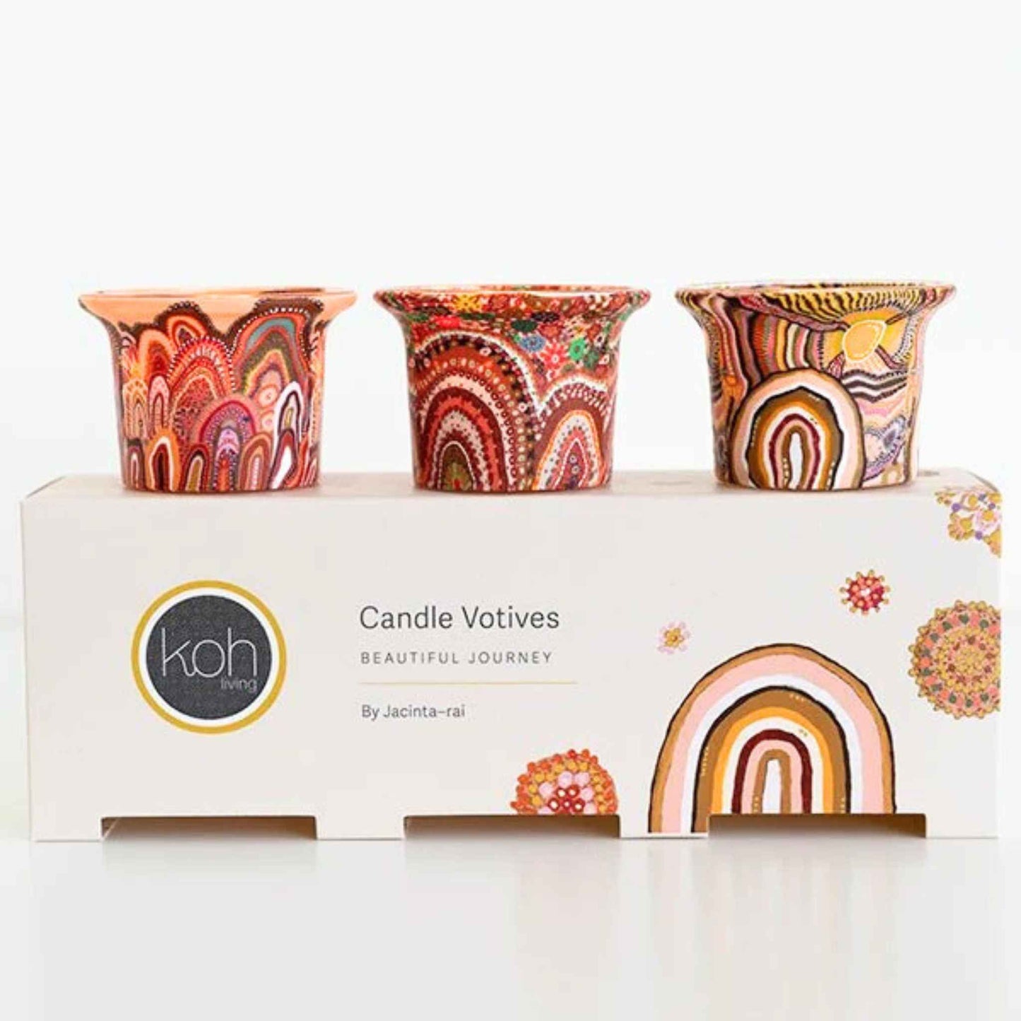 Aboriginal Beautiful Journey Candle Votive Gift Pack