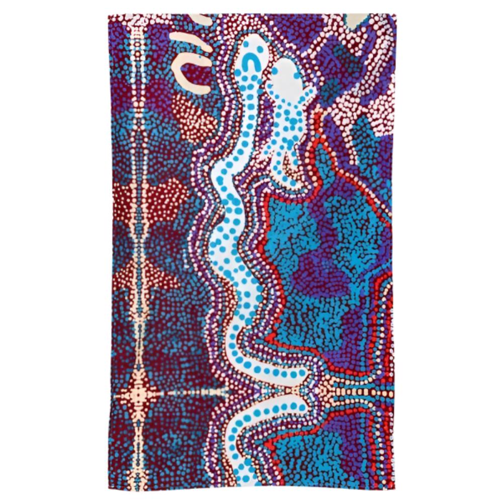 Aboriginal Art Tea Towel - Elaine Lane