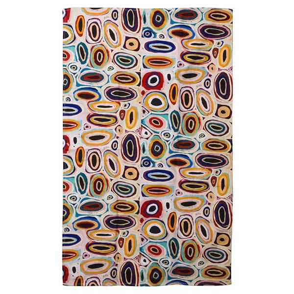 Aboriginal Art Tea Towel - Gladys Kuru Bidu