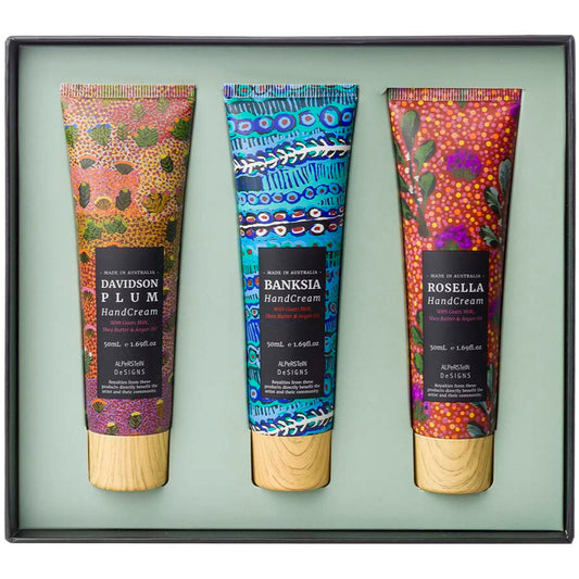 Hand Cream Trio - Davidson Plum, Banksia & Rosella