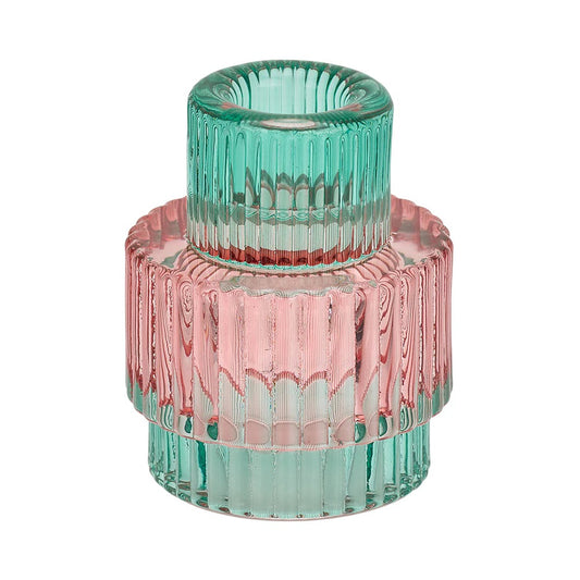 Jewel Candle Holder - Large - Melon