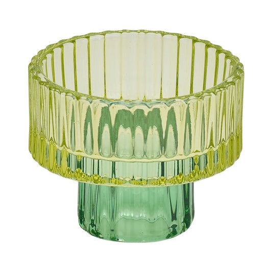 Jewel Candle Holder - Small - Green