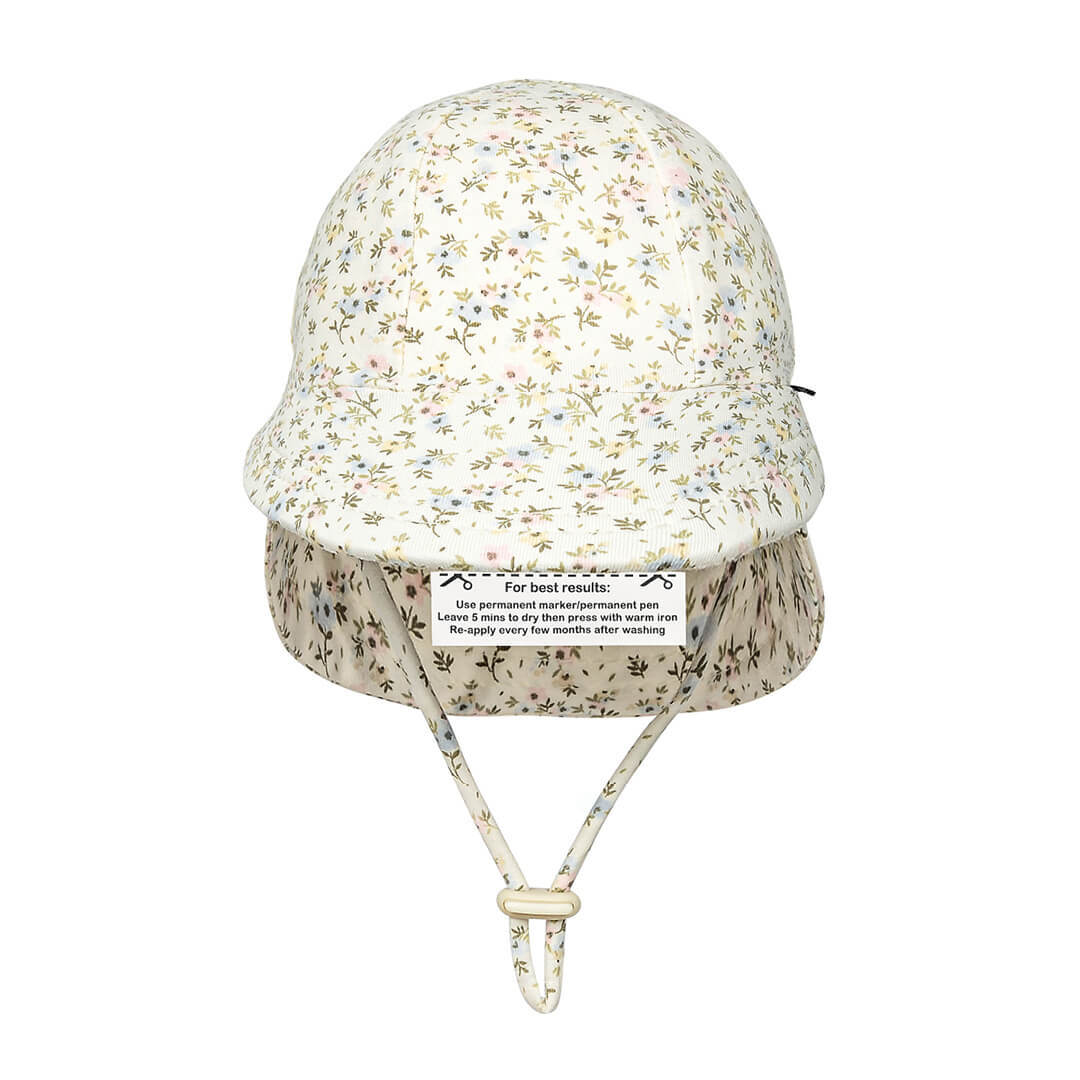 Legionnaire Flap Sun Hat - Floral Charlotte