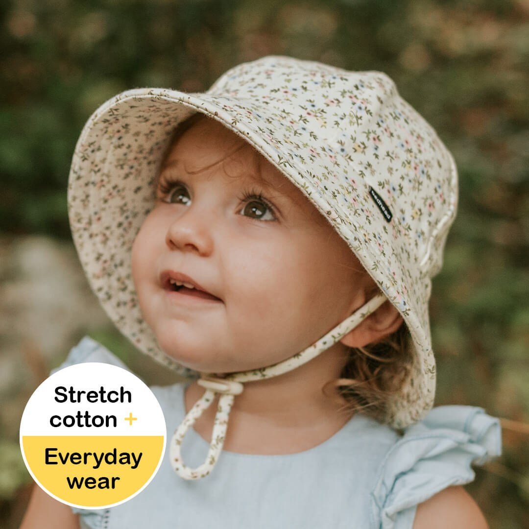 Toddler Bucket Sun Hat - Floral Charlotte