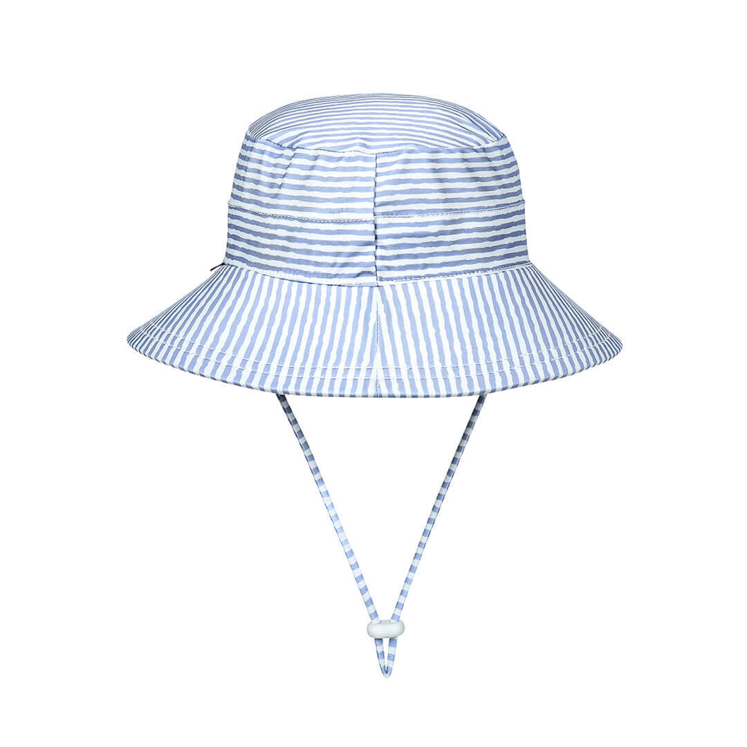 Kids Classic Swim Bucket Beach Hat - Stevie Stripe