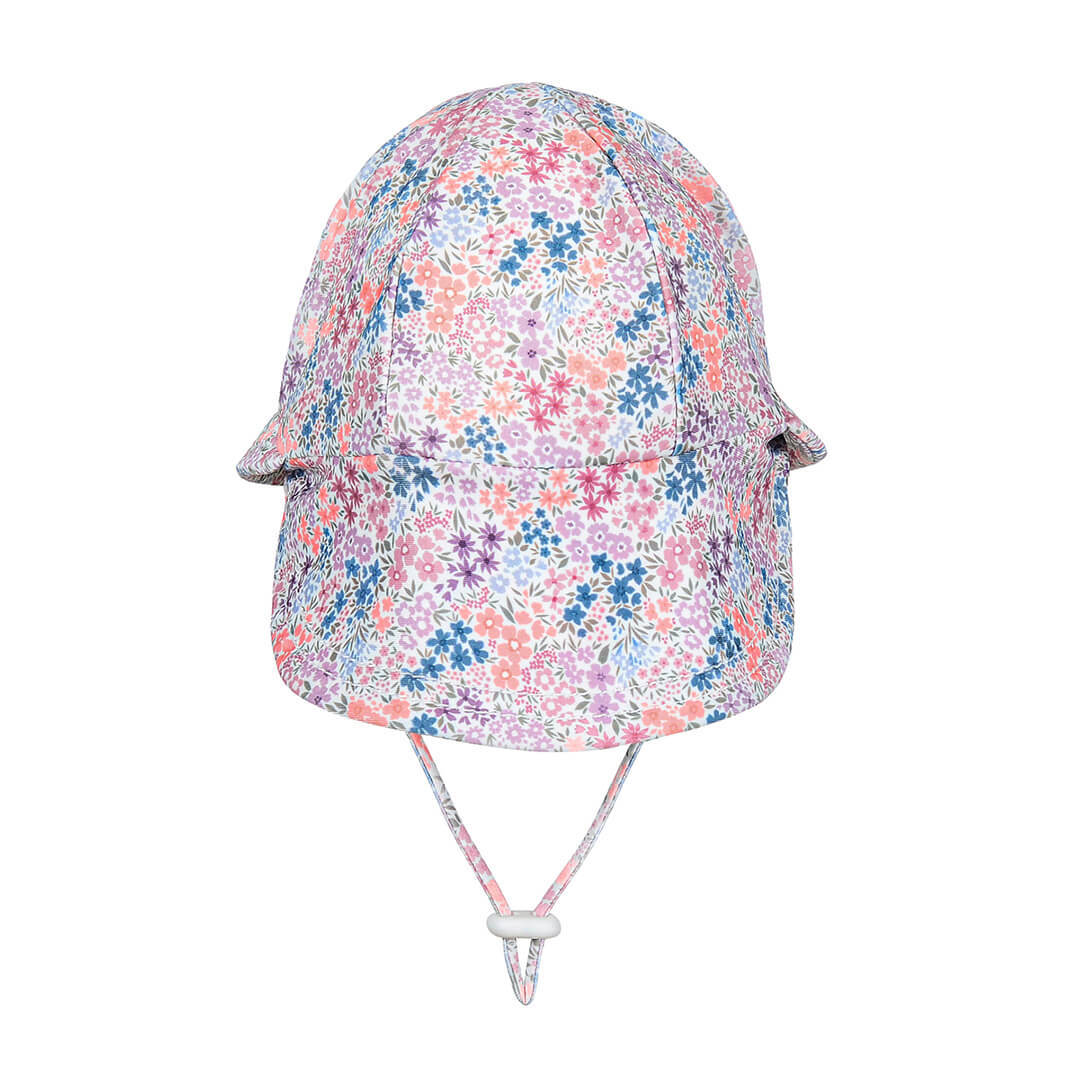 Kids Swim Legionnaire Flap Beach Hat - Blossom