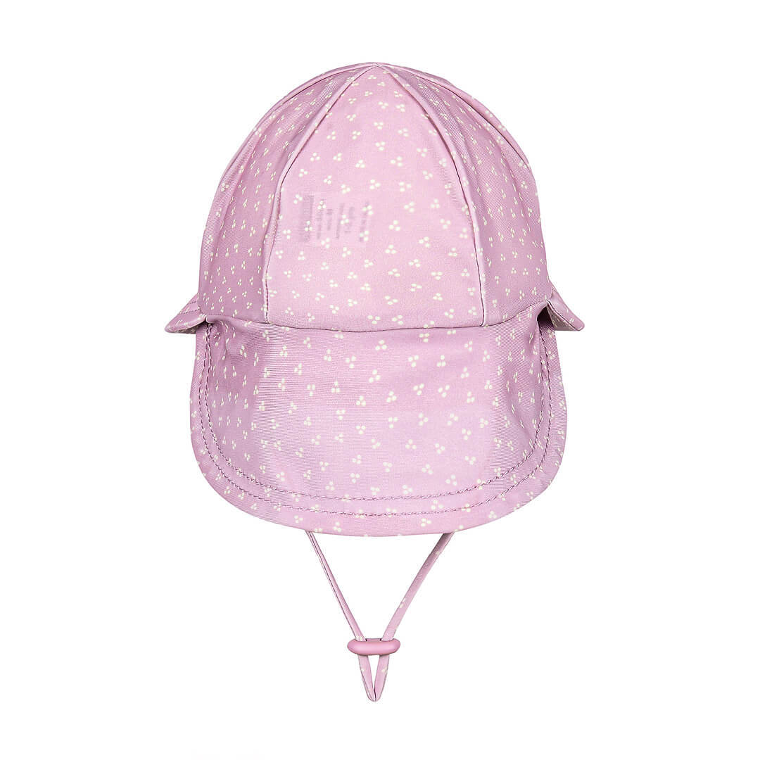 Kids Swim Legionnaire Flap Beach Hat - Lila