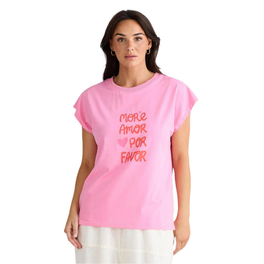 Michel T-shirt - Pink Amor