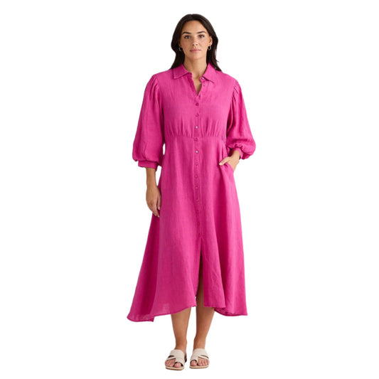 Affirmation Dress - Fuschia