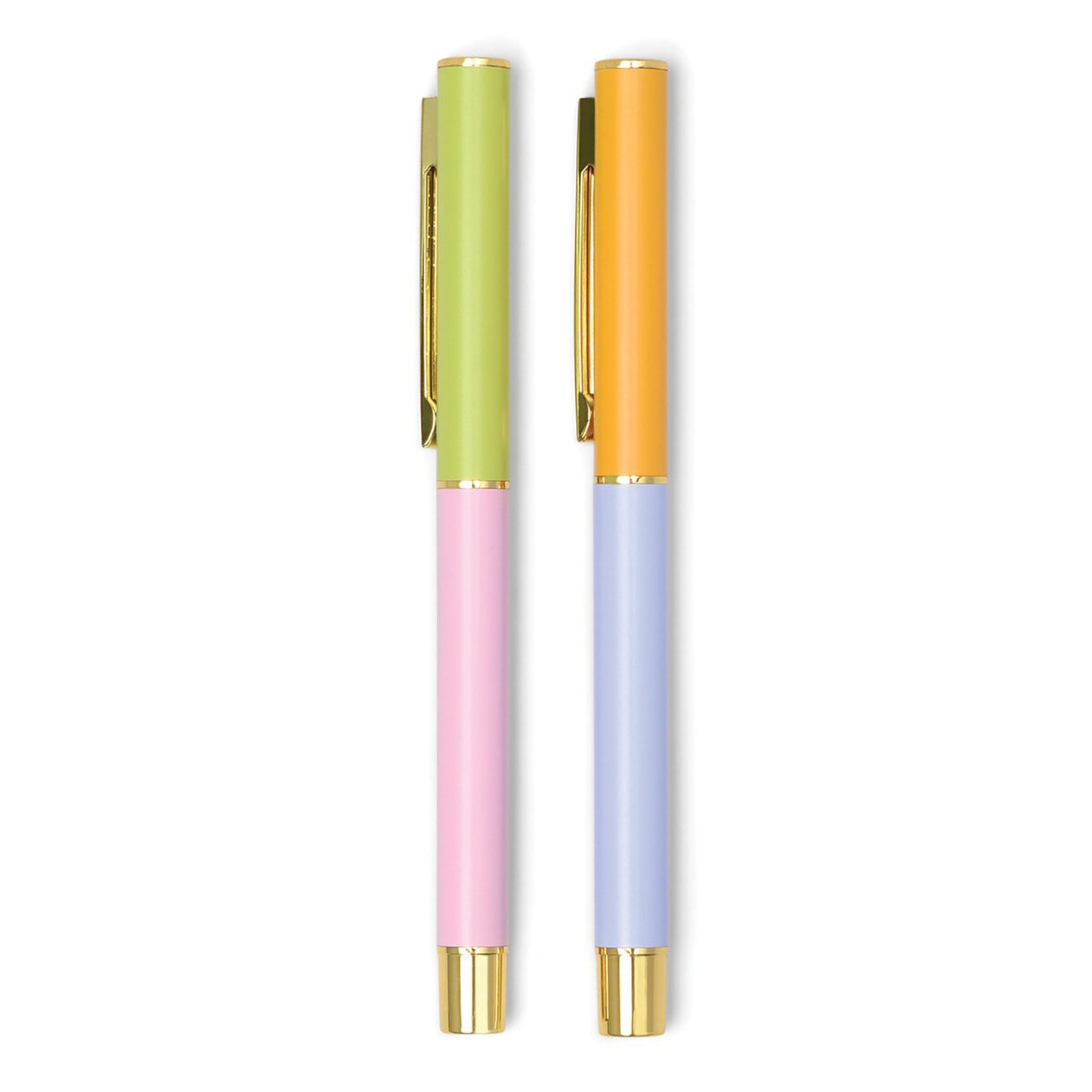 Colorblock Pens Set - Lilac & Cornflower