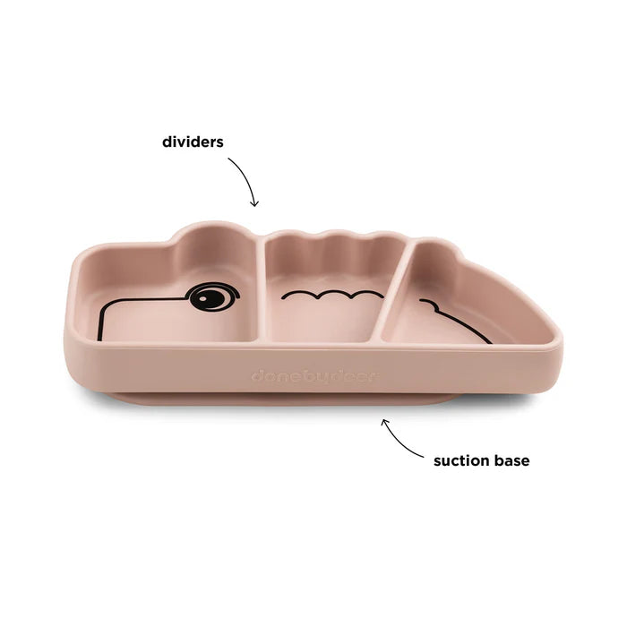 Stick & Stay Snack Plate - Croco Powder