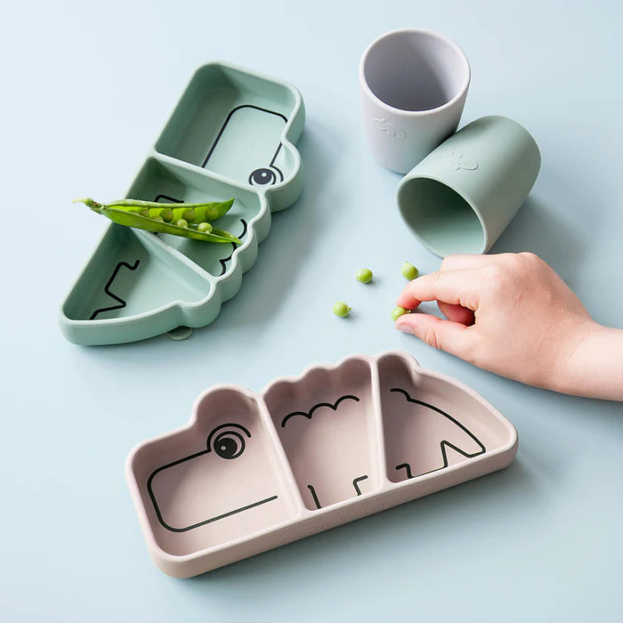 Stick & Stay Snack Plate - Croco Powder