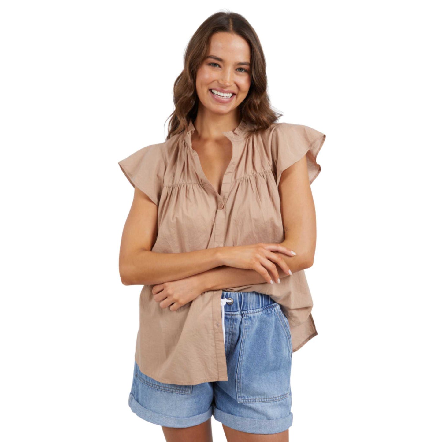 Blake Blouse - Mocha