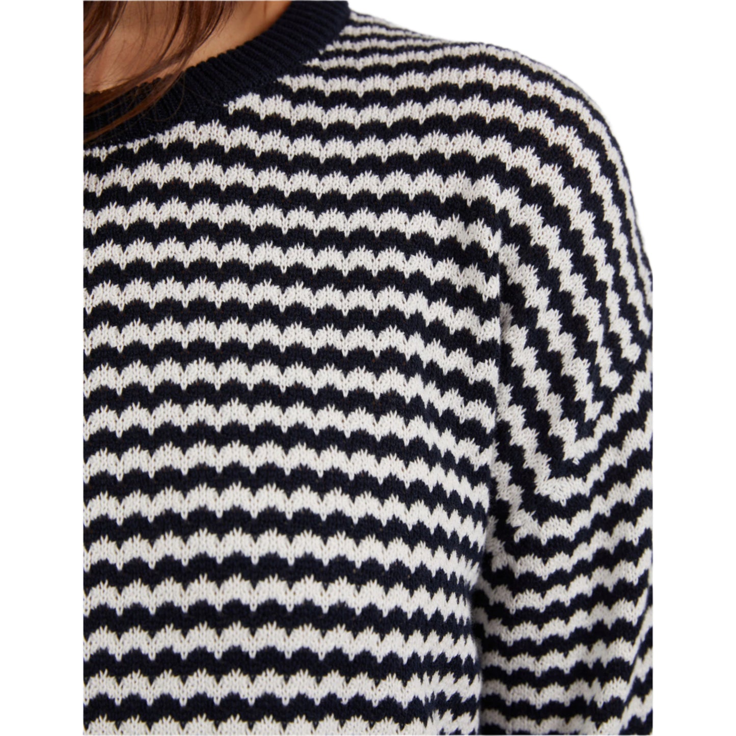 Rosie Knit Top - Navy/White Stripe