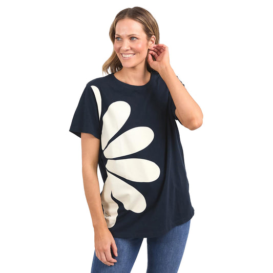 Gerbera Tee - Navy