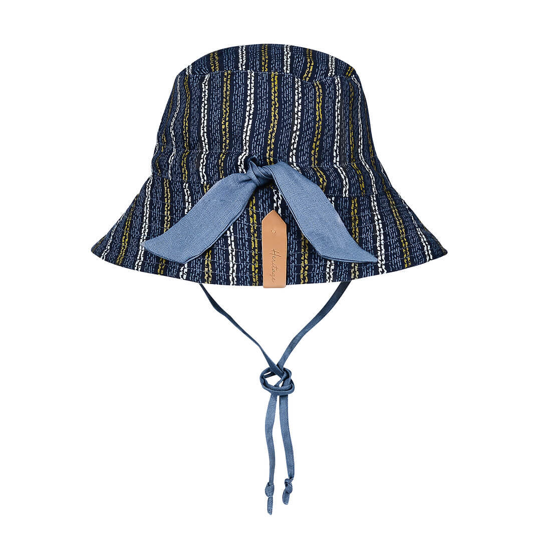 'Explorer' Kids Classic Bucket Sun Hat - Stanford / Steele