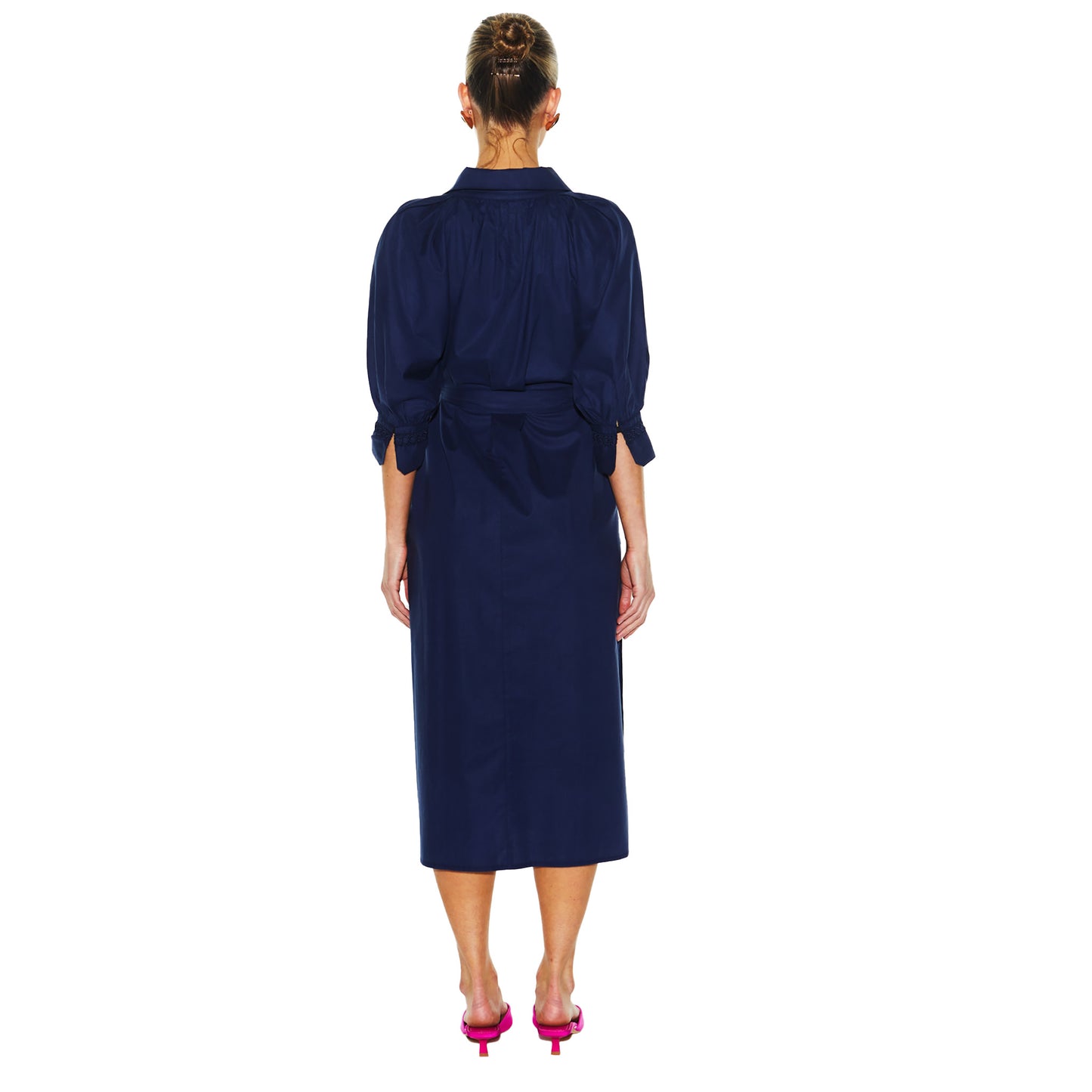 Almighty Shirt Dress - Navy