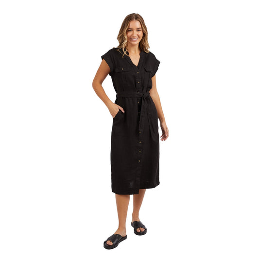 Harlow Midi Dress - Black