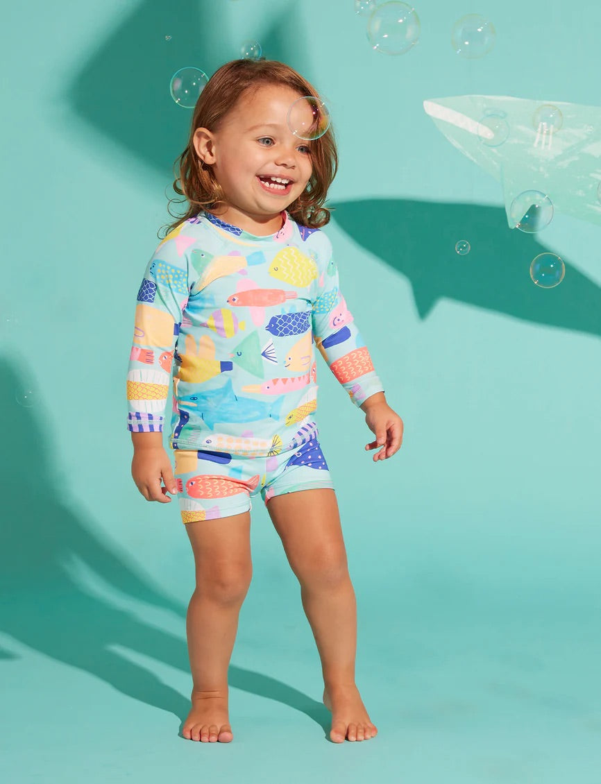 Rainbow Reef Long Sleeve Rash Vest