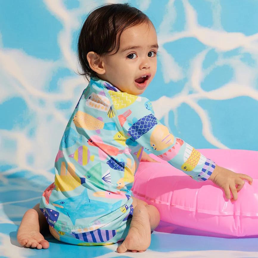 Rainbow Reef Long Sleeve Rash Vest