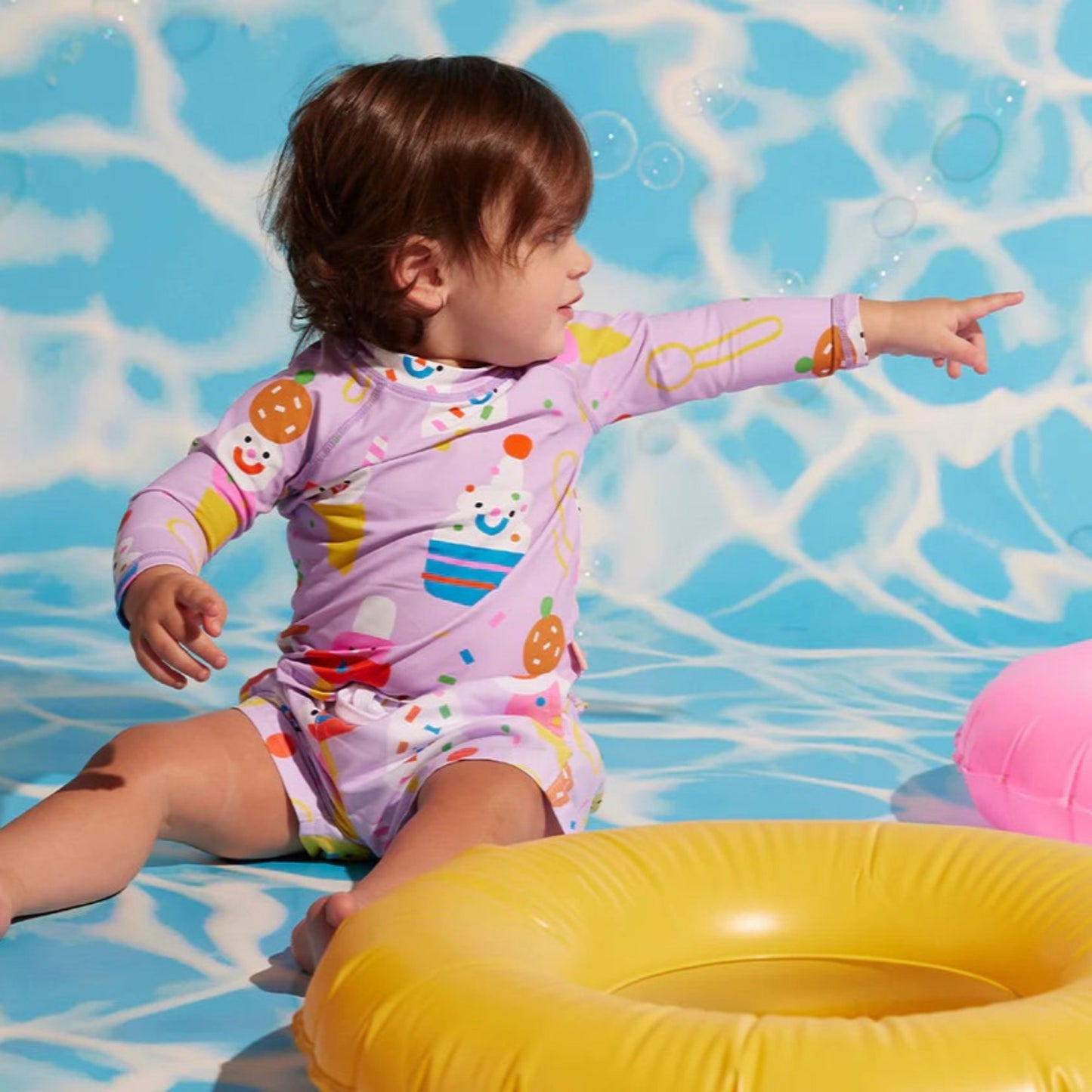 Sundae Fun Day Long Sleeve Rash Vest